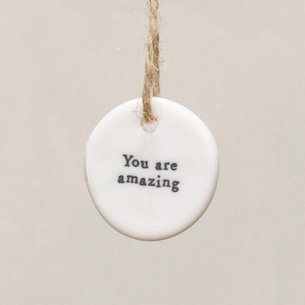 You Are Amazing gift token to decorate your gift wrapping