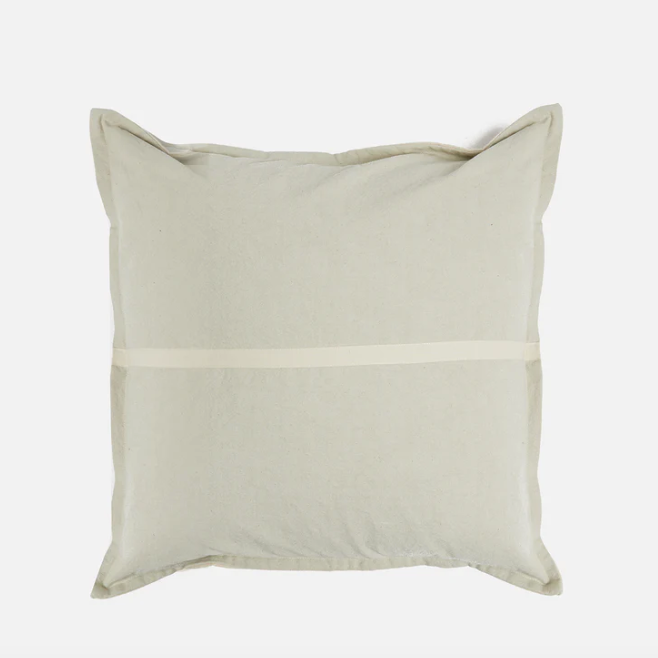 PONY RIDER - WANDERFUL AGED CANVAS CUSHION - NATURAL MIST