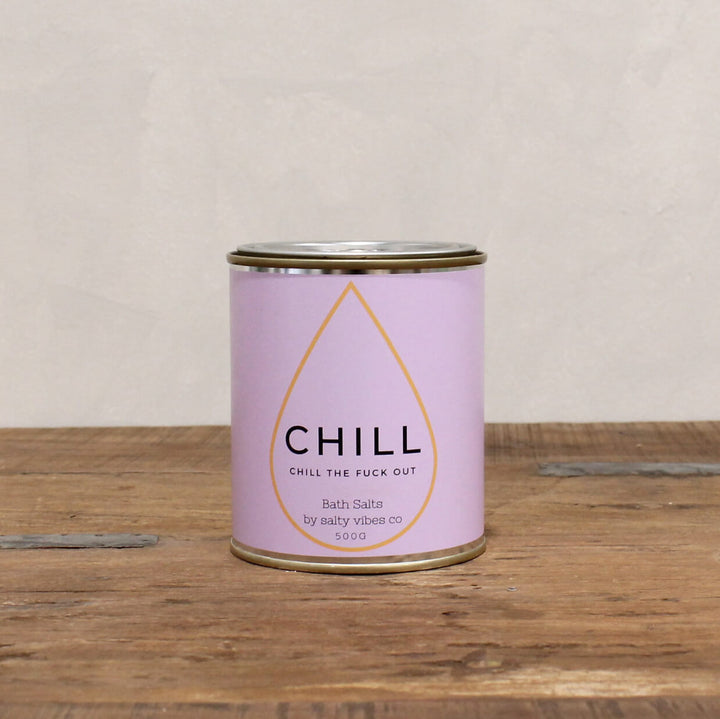 Salty Vibes - CHILL - tin of bath salts