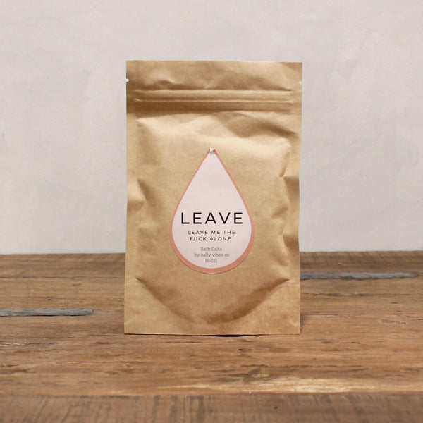 Salty Vibes - LEAVE - sachet of bath salts