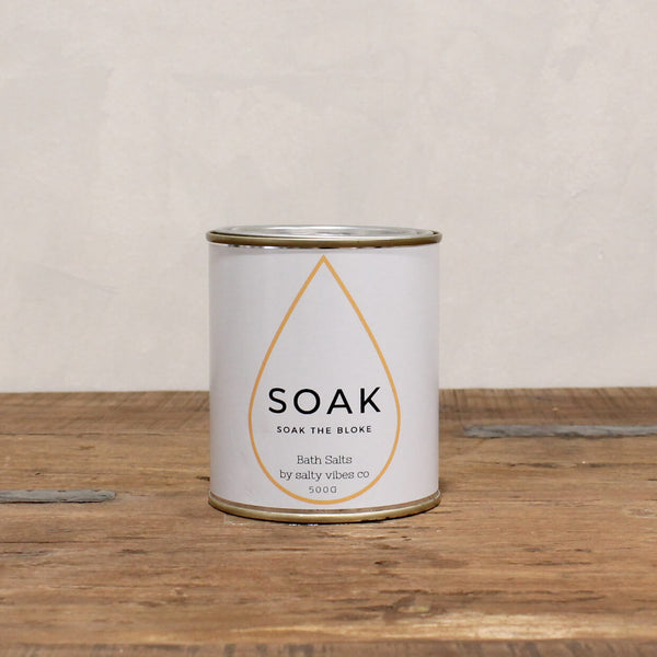 Salty Vibes - SOAK - tin of bath salts